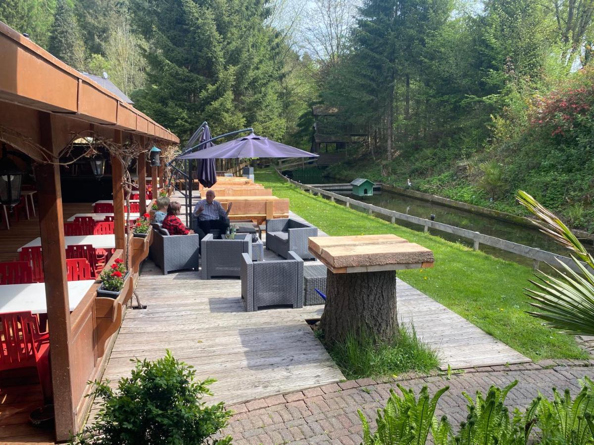 Hotel-Restaurant Theis-Muehle Biersdorf am See Exterior photo